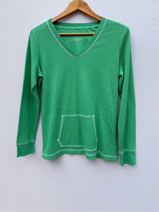 Liz Claiborne Tops - Liz Claiborne Lizwear Green V-Neck Long Sleeve Shirt Size Small, NWOT